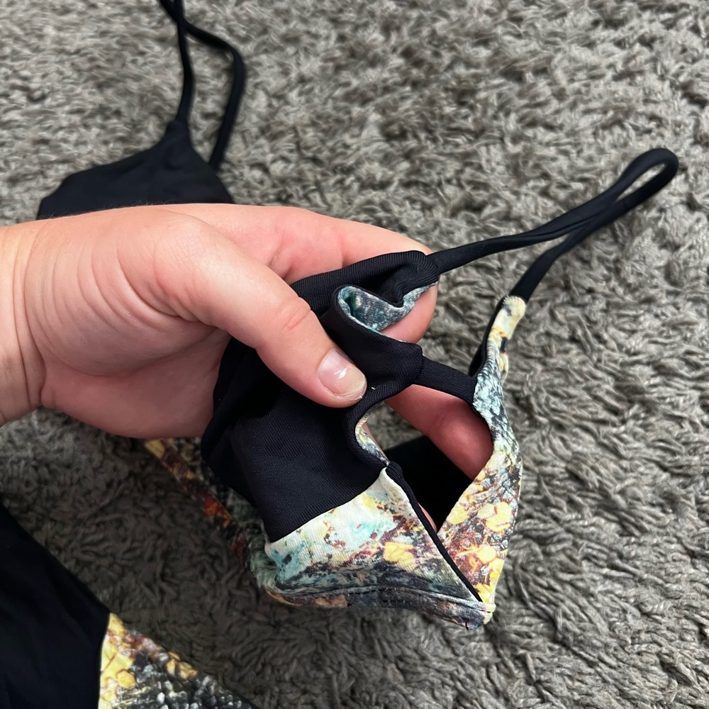 San Lorenzo Color Block Snake Bikini Set - image 3